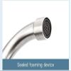 Wall-Mounted Kitchen Faucet, Double Handle, 304 Stainless Steel, Cold Water view 3
