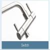 Wall-Mounted Kitchen Faucet, Double Handle, 304 Stainless Steel, Cold Water view 4