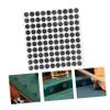 KITANDOVE 1-Sheet Self-Adhesive Billiard Table Spot Stickers, Transparent, Durable view 4