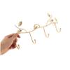 UKCOCO Small Gold Iron Nordic Wall Hook for Clothes and Keys view 3