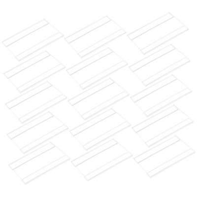 Sewroro 15-Piece Acrylic Price Tag Holders for Retail Shelves