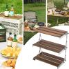 Foldable Camping Shelf and Picnic Desk Organizer view 4