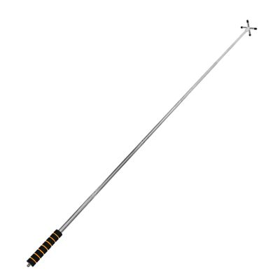 KITANDOVE Stainless Steel Billiard Cue Bridge Head with Orange Handle