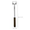KITANDOVE Stainless Steel Billiard Cue Bridge Head with Orange Handle view 2