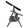 Lawn & Garden Outdoor Living Porch Swing with Canopy, Black view 3