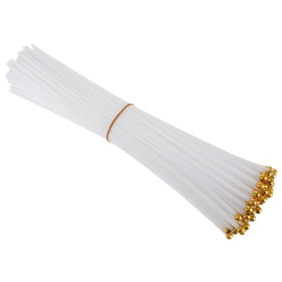 KITANDOVE 120-Piece Plastic Hand Flag Sticks, Durable Flag Poles for Advertising, Tours and More