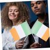 KITANDOVE 120-Piece Plastic Hand Flag Sticks, Durable Flag Poles for Advertising, Tours and More view 4