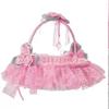 SKINPA Wedding Flower Girl Basket with Handle, Pink view 1