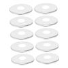 10-Piece Round Stainless Steel Flange Pipe Covers for Sprinkler Heads view 1