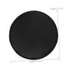Round Black Silicone Grill Protection Mat, Heat-Resistant and Non-Slip view 2