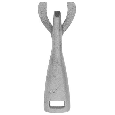 Iron Steak Plate Fork, 1 Piece, Silver, for Oven and Grill