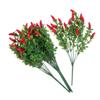 Artificial Vegetable Branch, Red Chili, 5 Pieces, PVC Foam, Realistic view 1