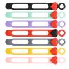Heart-Shaped Reusable Silicone Cable Ties view 1