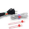 Heart-Shaped Reusable Silicone Cable Ties view 4