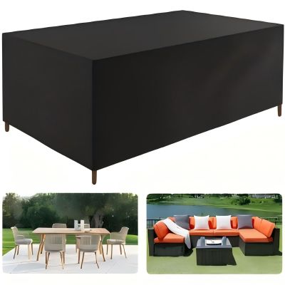 ZDLLDZ Garden Furniture Cover, Heavy-Duty 420D Oxford Fabric, 400 x 310 x 75 cm
