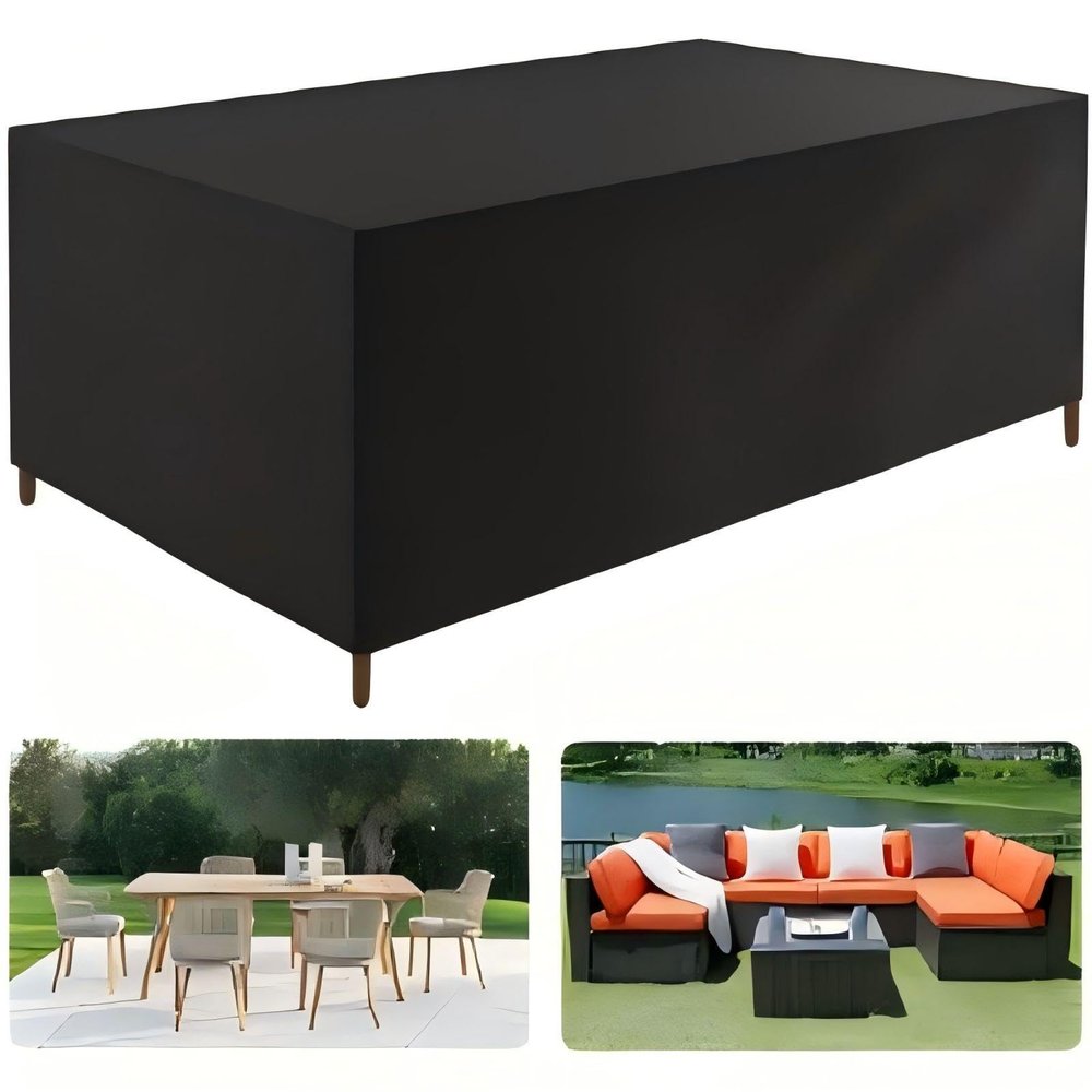 ZDLLDZ Garden Furniture Cover, Heavy-Duty 420D Oxford Fabric, 400 x 310 x 75 cm
