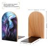 Bookends for Shelves, Purple Dragon and Purple Moon view 2