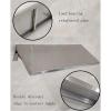 Floating Wall-Mounted Desk with Metal Brackets, Folding Workbench, 50 x 30 cm view 3