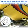 Boat Trailer Keel Roller, Rubber Support Roller | 12.7 cm view 2