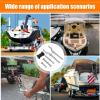 Boat Trailer Keel Roller, Rubber Support Roller | 12.7 cm view 4