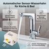 Automatic Infrared Sensor Faucet, Chrome-Plated Zinc Alloy and Brass view 4