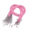 Leather Necklace Cords, 1,050 Pieces, 1.5/2 mm Diameter, with Clasps view 1