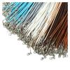 Leather Necklace Cords, 1,050 Pieces, 1.5/2 mm Diameter, with Clasps view 4