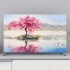 Treer TV Dust Cover, Universal Elastic Protective Cover for 32–80 in TVs and PC Screens, 49–52 in, Pink Tree view 1
