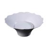 Stackable Flower-Shaped Ceramic Dinner Plate view 1
