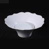 Stackable Flower-Shaped Ceramic Dinner Plate view 3