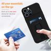 GoodcAcy Silicone Phone Case with Camera Cover and Lanyard for Realme 11 4G, Black view 3