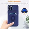 GoodcAcy Silicone Phone Case with Sliding Camera Cover and Strap for Samsung Galaxy A05, Blue view 2