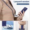 GoodcAcy Silicone Phone Case with Sliding Camera Cover and Strap for Samsung Galaxy A05, Blue view 4