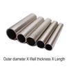 JOASIS 304 Stainless Steel Round Capillary Tube, 500 mm Long, 26 x 1 mm view 4
