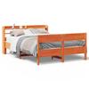 LXYZWRW Furniture Select Bed Frame Without Mattress, Wax Brown, 120 x 190 cm, Small Double Bed, Solid Pine view 2