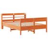 LXYZWRW Furniture Select Bed Frame Without Mattress, Wax Brown, 120 x 190 cm, Small Double Bed, Solid Pine view 3