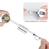 Metal Retractable ID Badge Reel with Sliced Lemon Design view 3