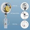 Metal Retractable ID Badge Reel with Sliced Lemon Design view 4