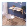 Modern Minimalist Wall-Mounted Folding Table, 50 x 30 cm view 1