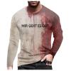 Problem Solved Halloween Men's Bloody Horror Graphic T-Shirt view 1