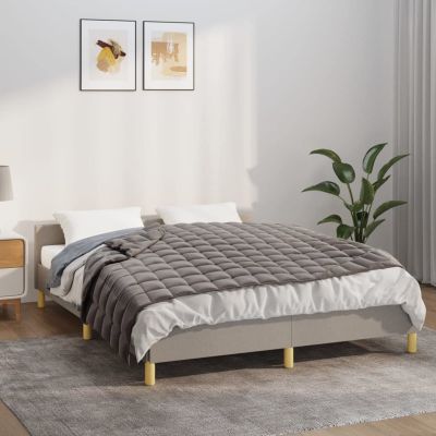 Sufrk Weighted Blanket, Gray, 150 x 200 cm, 11 kg - 350775