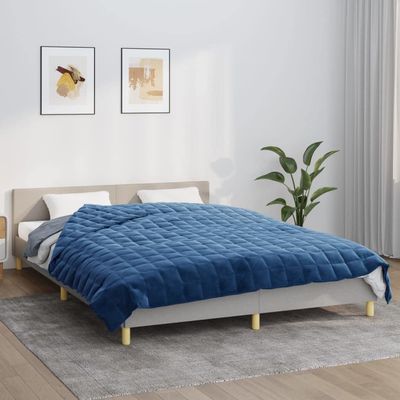 Sufrk Weighted Blanket, Blue, 220 x 240 cm, 11 kg