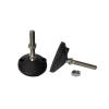 Aluminum Profile Hoof Joint Support with Foot Cup and Machine Screw, Fixed Nylon Foot Cup, D50 x M8 x 50 mm, M8 x 100 mm, M10 x 60 mm, M12 x 60 mm, M16 x 100 mm (M8 x 30) view 4