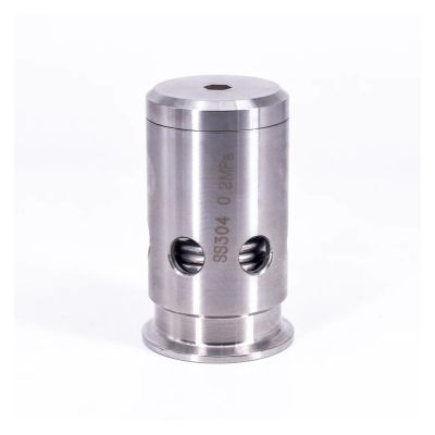 VWWJCCRO 1.5" Tri-Clamp Fixed 1 Bar/2 Bar Pressure Valve, SUS 304 Stainless Steel (2 Bar)