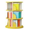 forestalk 3-Tier Rotating Bookcase, Yellow view 1