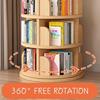 forestalk 3-Tier Rotating Bookcase, Yellow view 4