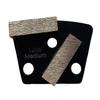 Trapezoidal Sintered Diamond Segment Grinding Block for Epoxy-Hardened Terrazzo Concrete Floors, 120 Grit view 1