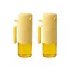 Yominerr Household Glass Oil Dispenser, Dual-Purpose Oil Bottle for Outdoor Use, Leakproof, Spray Press, Oil Dispenser B view 1