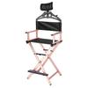 Extra-Tall Folding Makeup Artist Chair with Headrest, Portable Director's Chair, 136 kg Capacity view 1