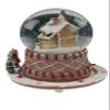 Gingerbread House Snow Globe with Musical Movement, Snow Effect and On/Off Switch, 16 cm view 2